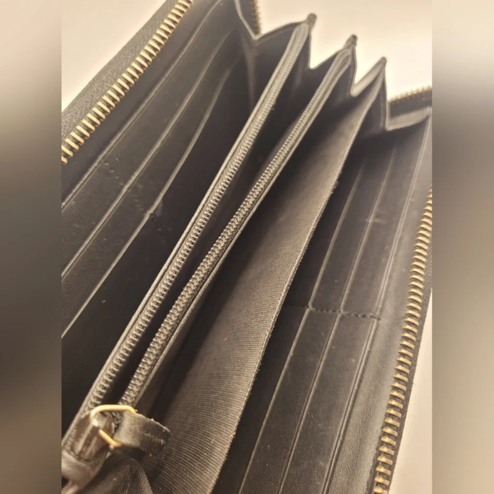 Gucci Snake Black Long Unisex Wallet